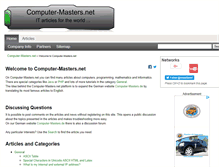 Tablet Screenshot of computer-masters.net